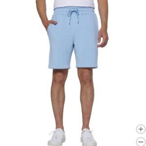 NEW Infinity Men's L LinearFlex E-Waist Drawstring Shorts Blue Soft Fabric